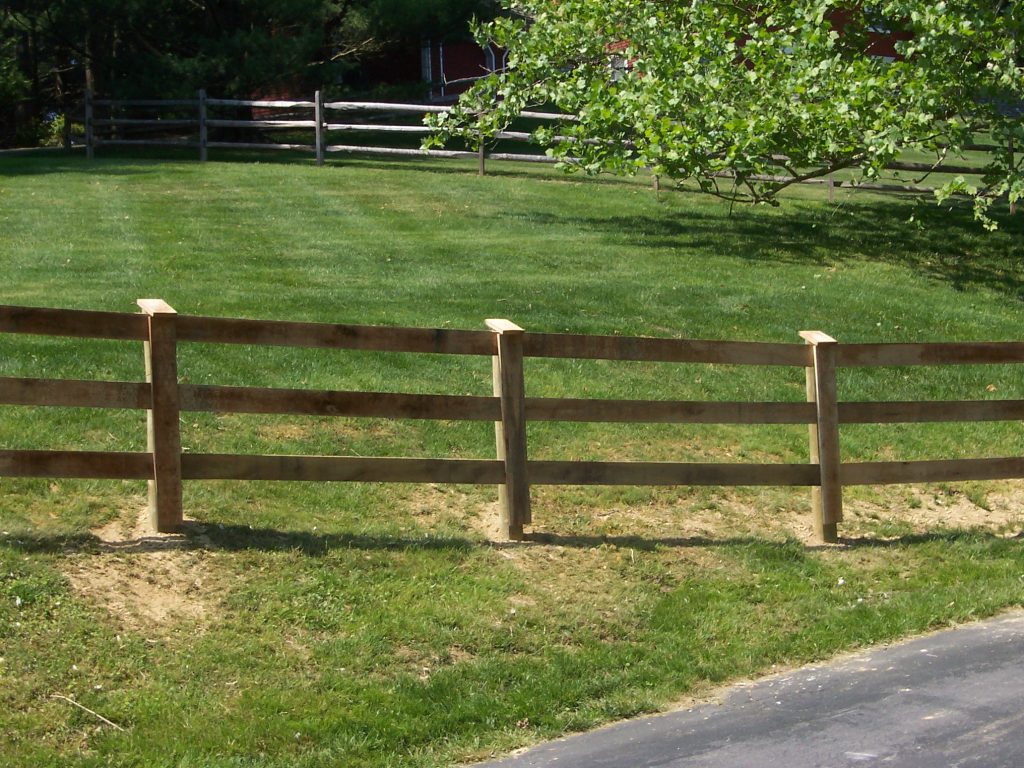 Wood Paddock Fence | 3 Board