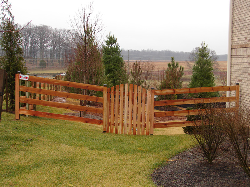Wood Paddock Fence | 4 Board