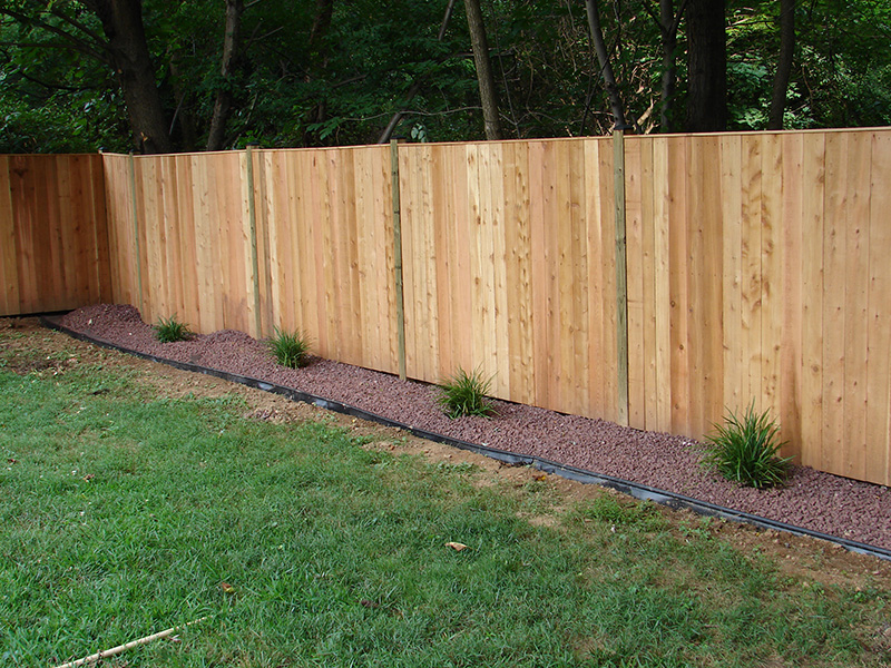 Wood Privacy Fence | Solid Board