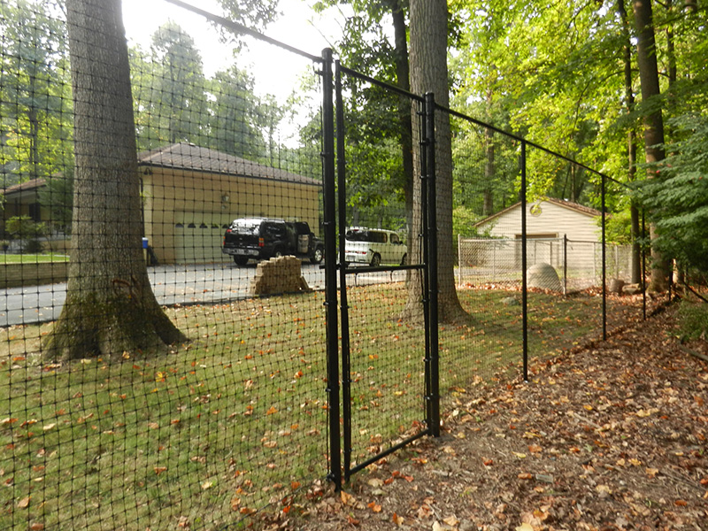 black deer fence