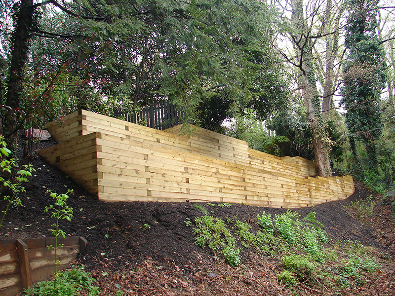 Wood Retaing Walls Serving Dc Md Va Capital Fence